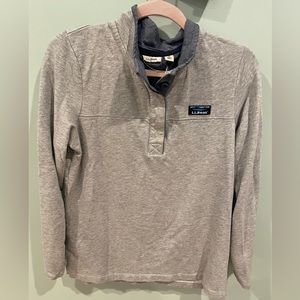 Grey L.L. Bean top